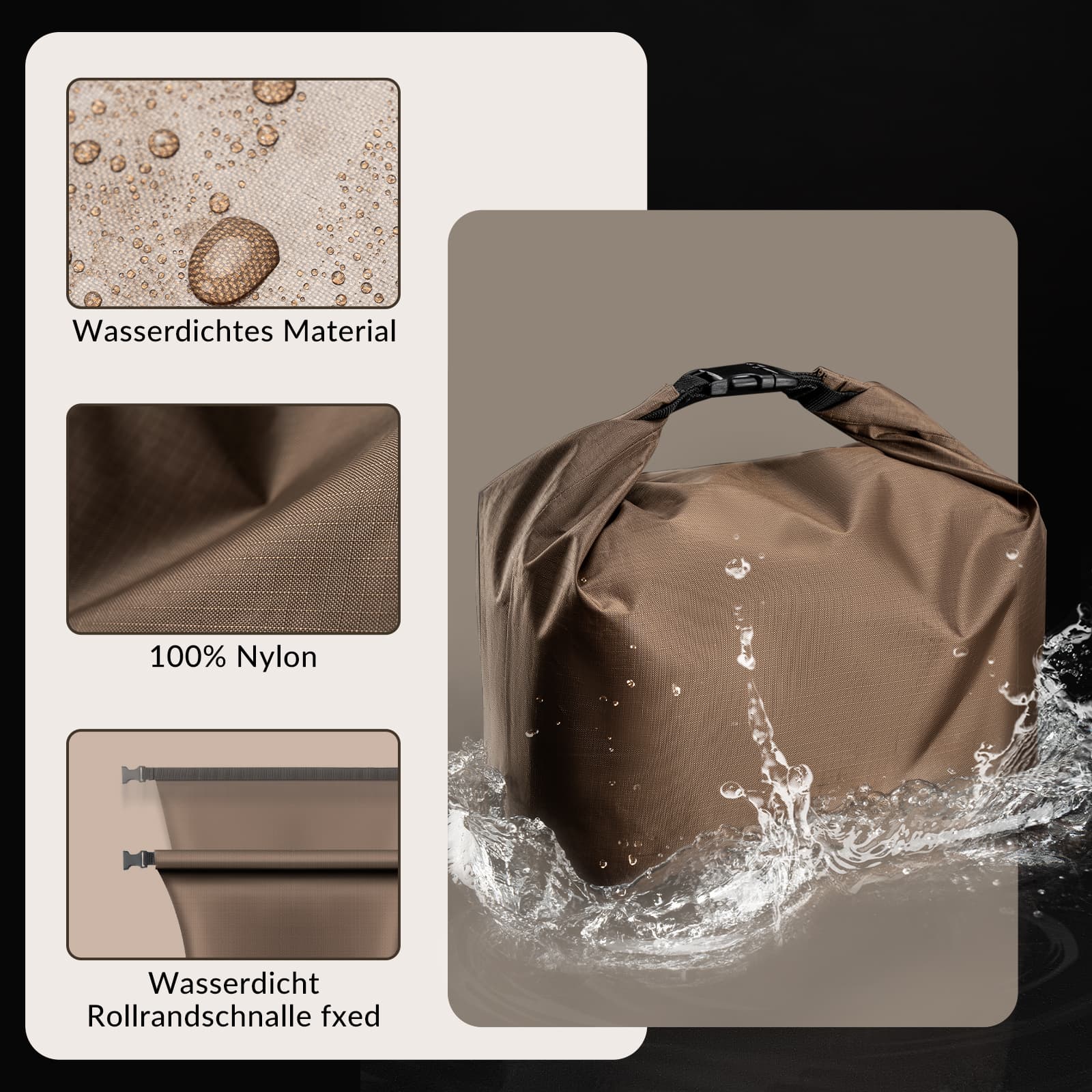 ROCKBROS Waterproof Handlebar Bag Removable Bicycl 4ac03a2a0674