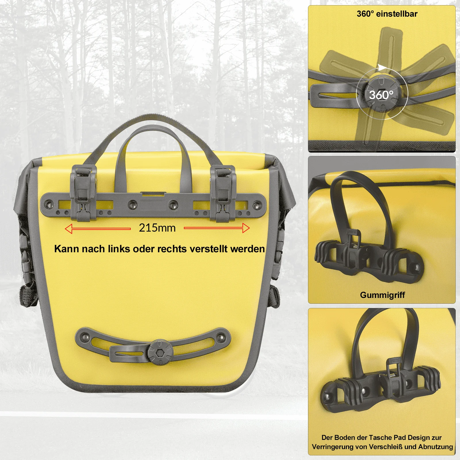 ROCKBROS Waterproof Luggage Rack Bag 12 16L 4301946c7764