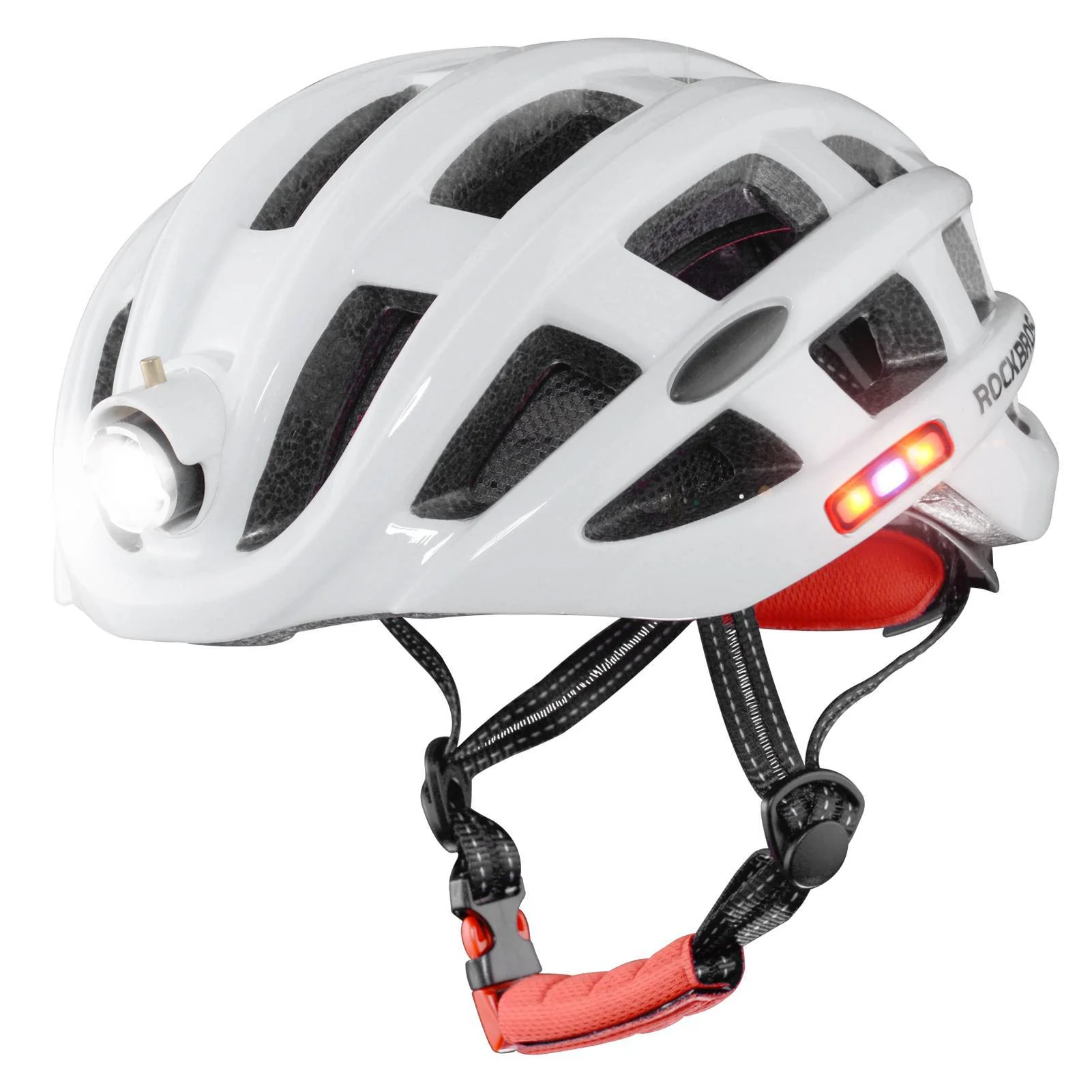 ROCKBROS bicycle helmet with headlight and safety  23cb8a5f4934