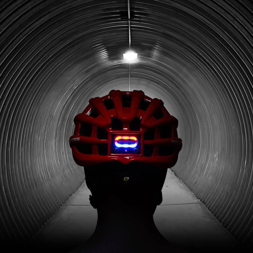 ROCKBROS bicycle helmet with headlight and safety  2ba3c9a37bc6