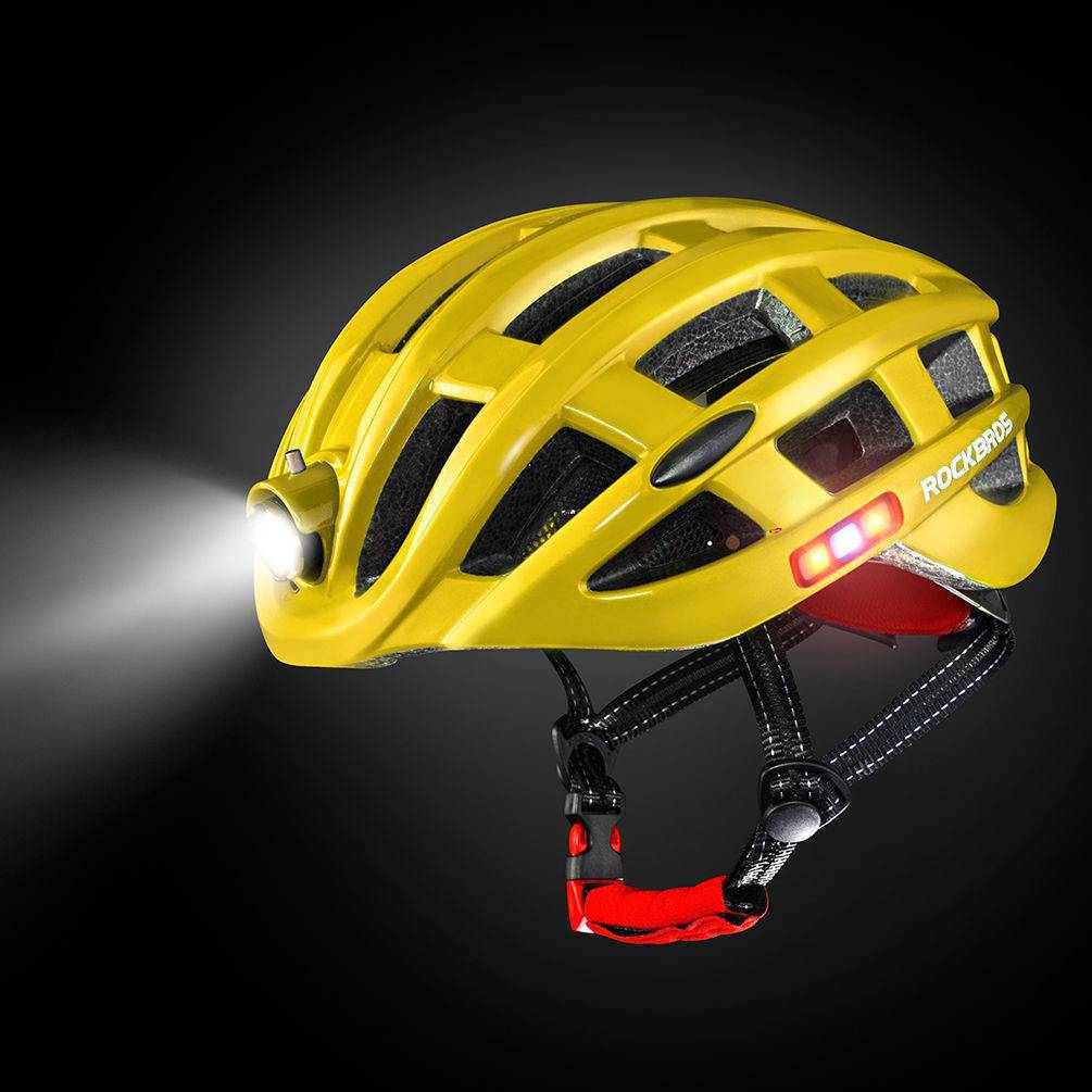 ROCKBROS bicycle helmet with headlight and safety  423fa481932b