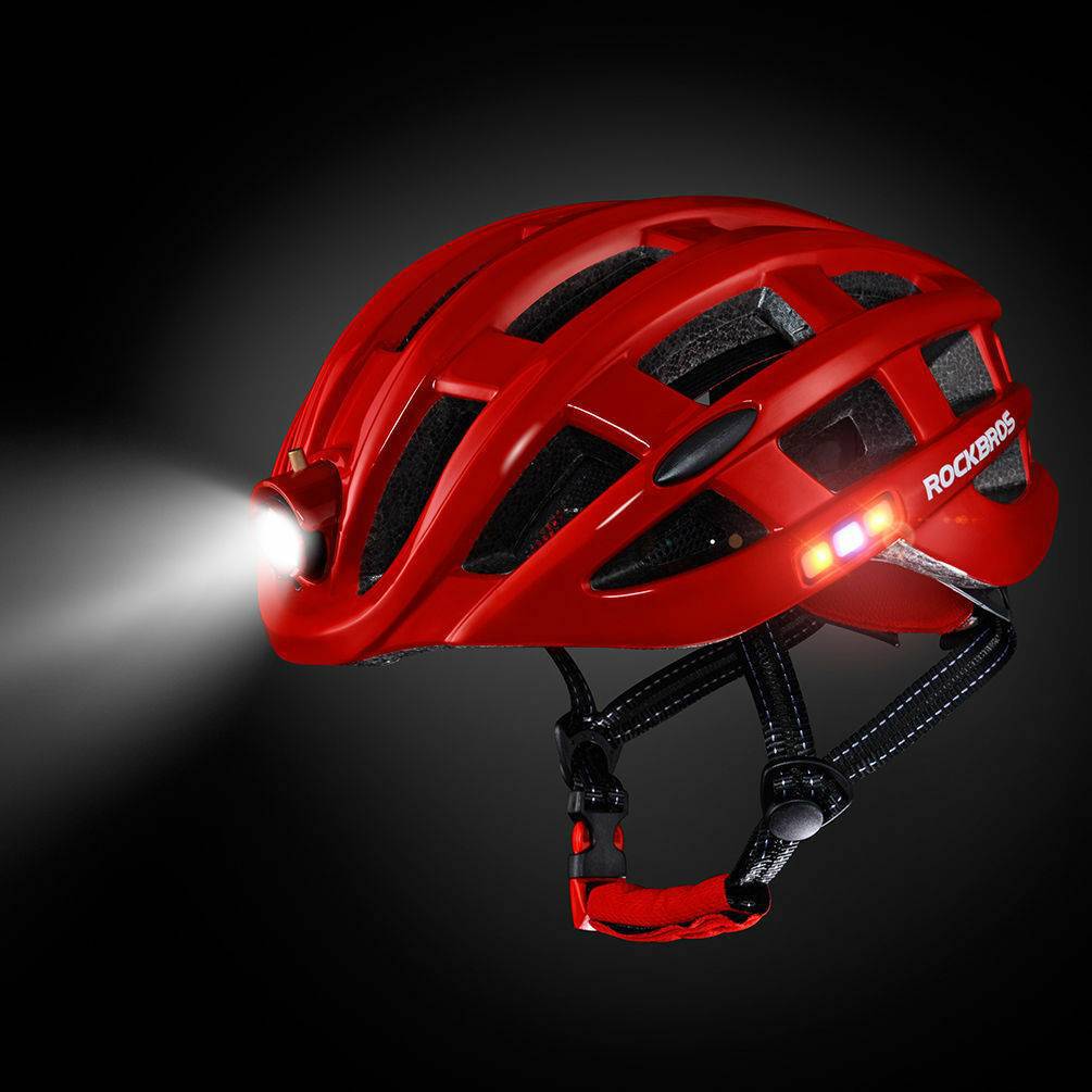 ROCKBROS bicycle helmet with headlight and safety  6d44f1739d79