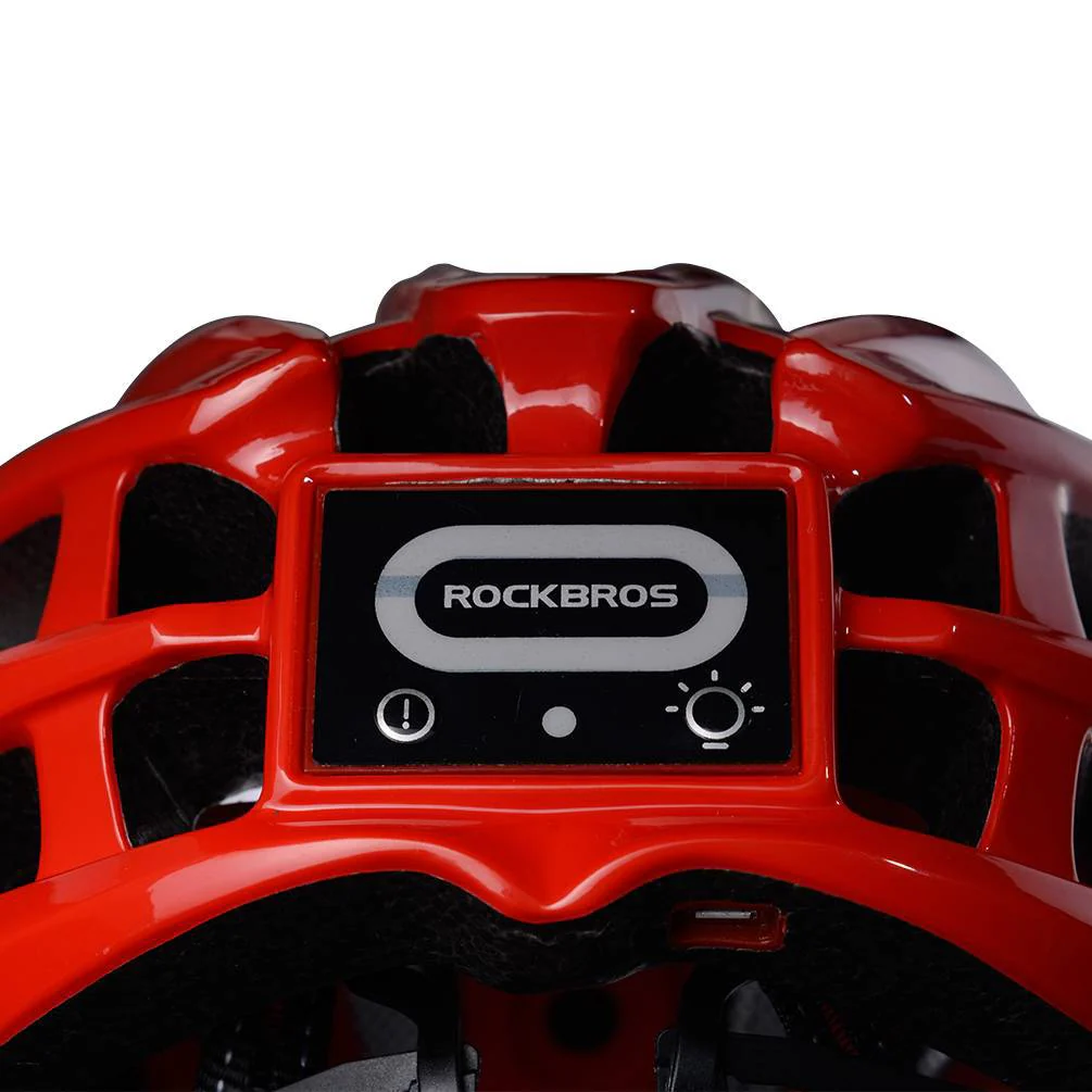 ROCKBROS bicycle helmet with headlight and safety  91e208bdc6b0