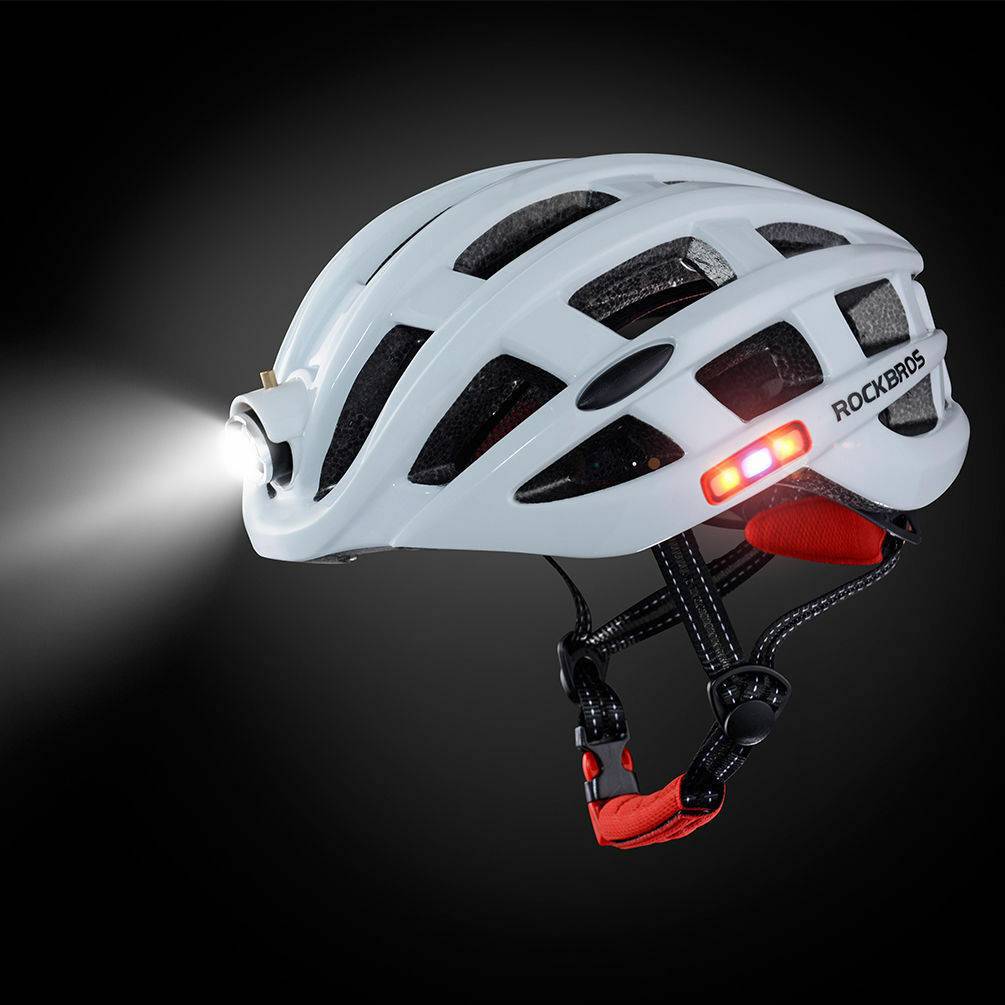 ROCKBROS bicycle helmet with headlight and safety  c3dfa283b7c3