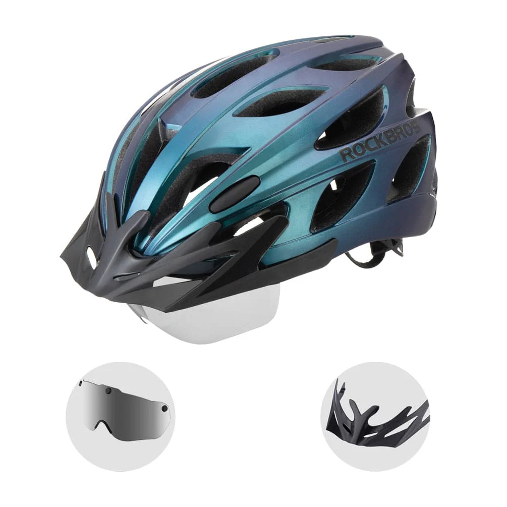 ROCKBROS bicycle helmet with integrated removable  6ce05774b6c1