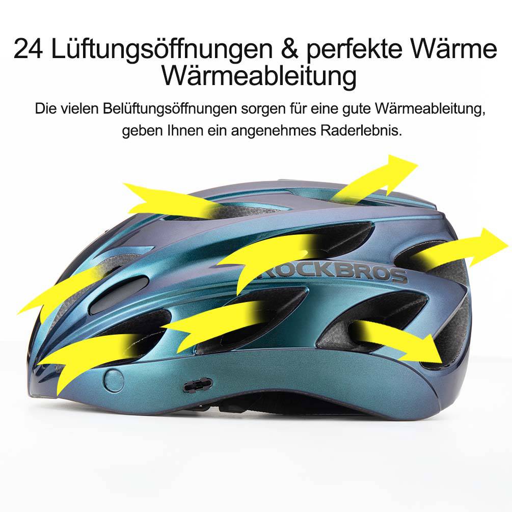 ROCKBROS bicycle helmet with integrated removable  b7c367f4b3f4