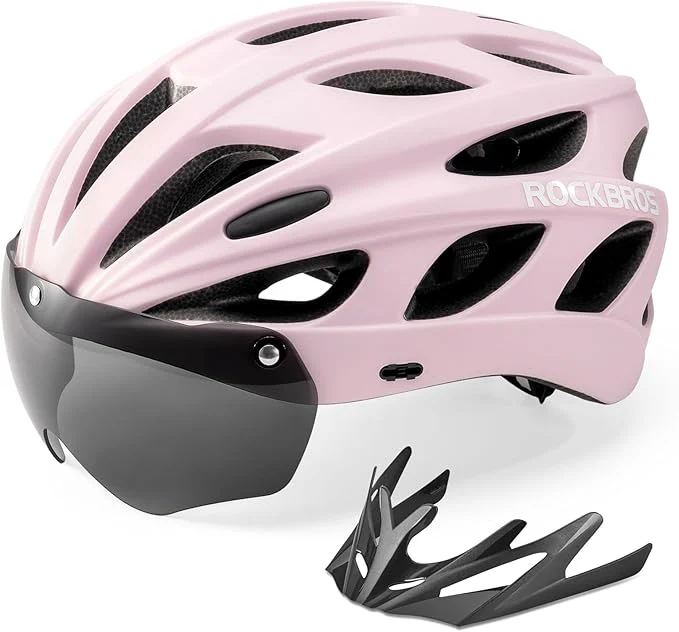ROCKBROS bicycle helmet with integrated removable  c55c33de9fec