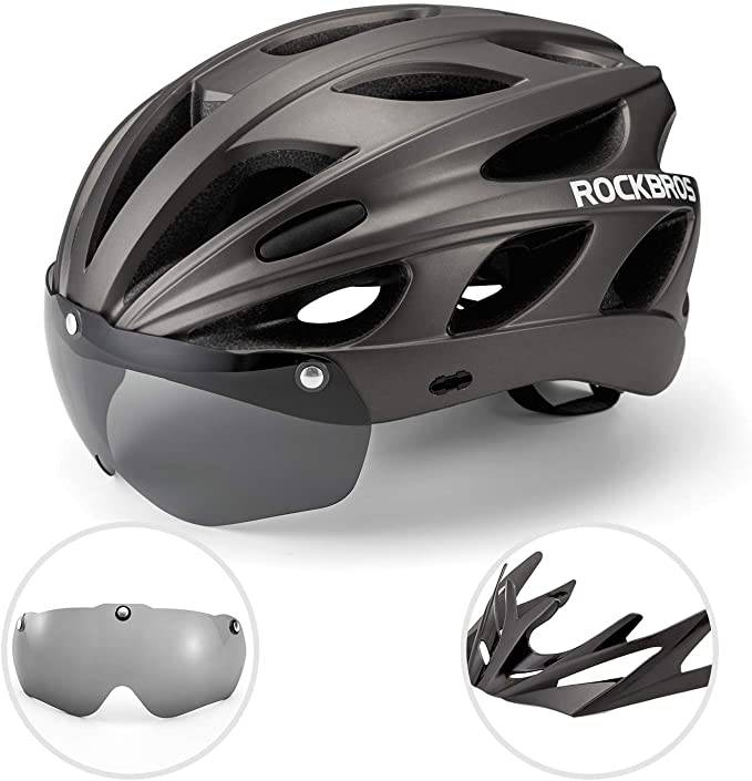 ROCKBROS bicycle helmet with integrated removable  c720f735b88d