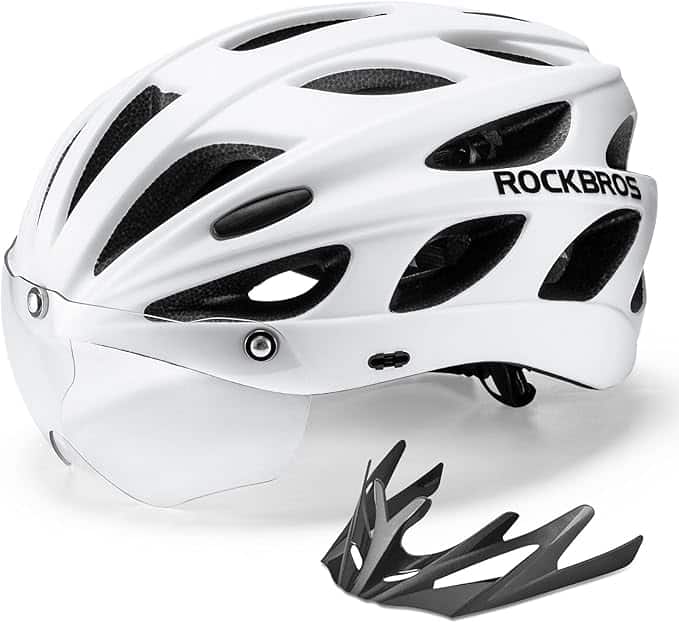 ROCKBROS bicycle helmet with integrated removable  e8bc478100dd