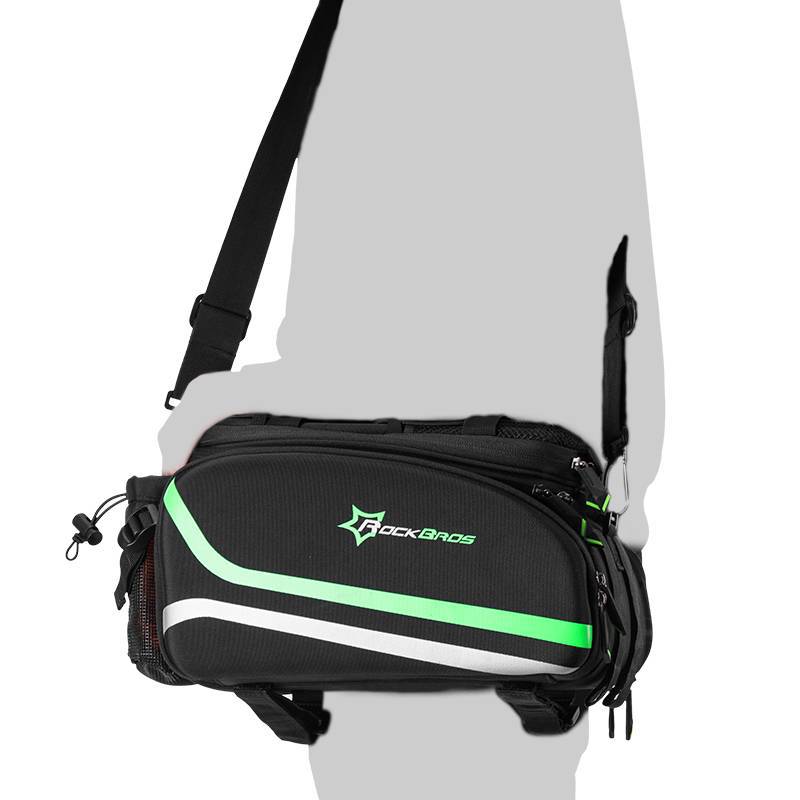 ROCKBROS bicycle luggage rack bag waterproof with  5fb0e3563e4a