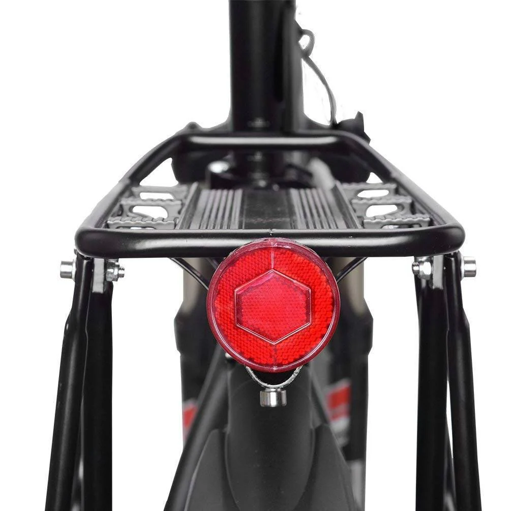 ROCKBROS bicycle luggage rack with reflector and a 9632d53d7bc3