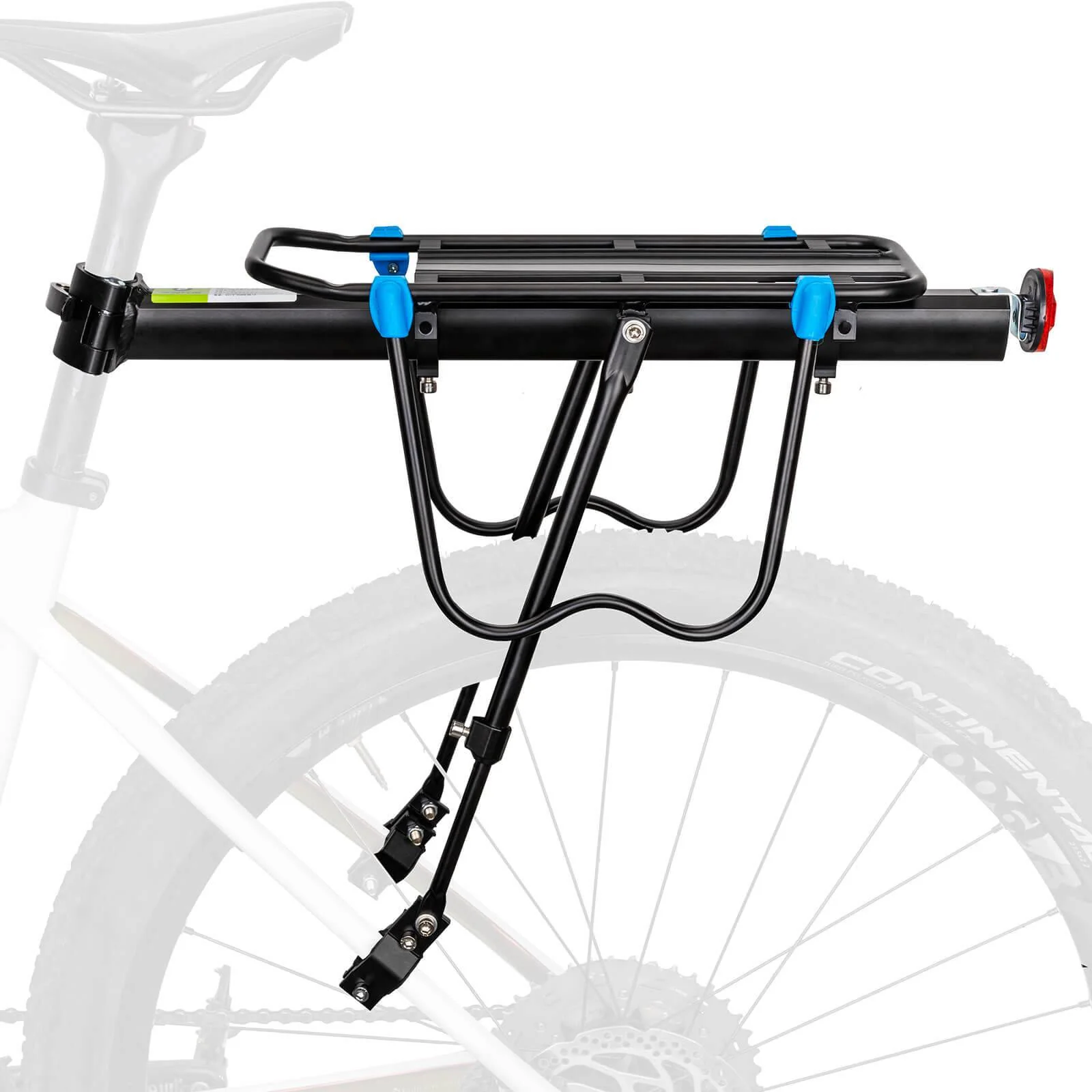 ROCKBROS bicycle luggage rack with reflector and q c7e75f022063