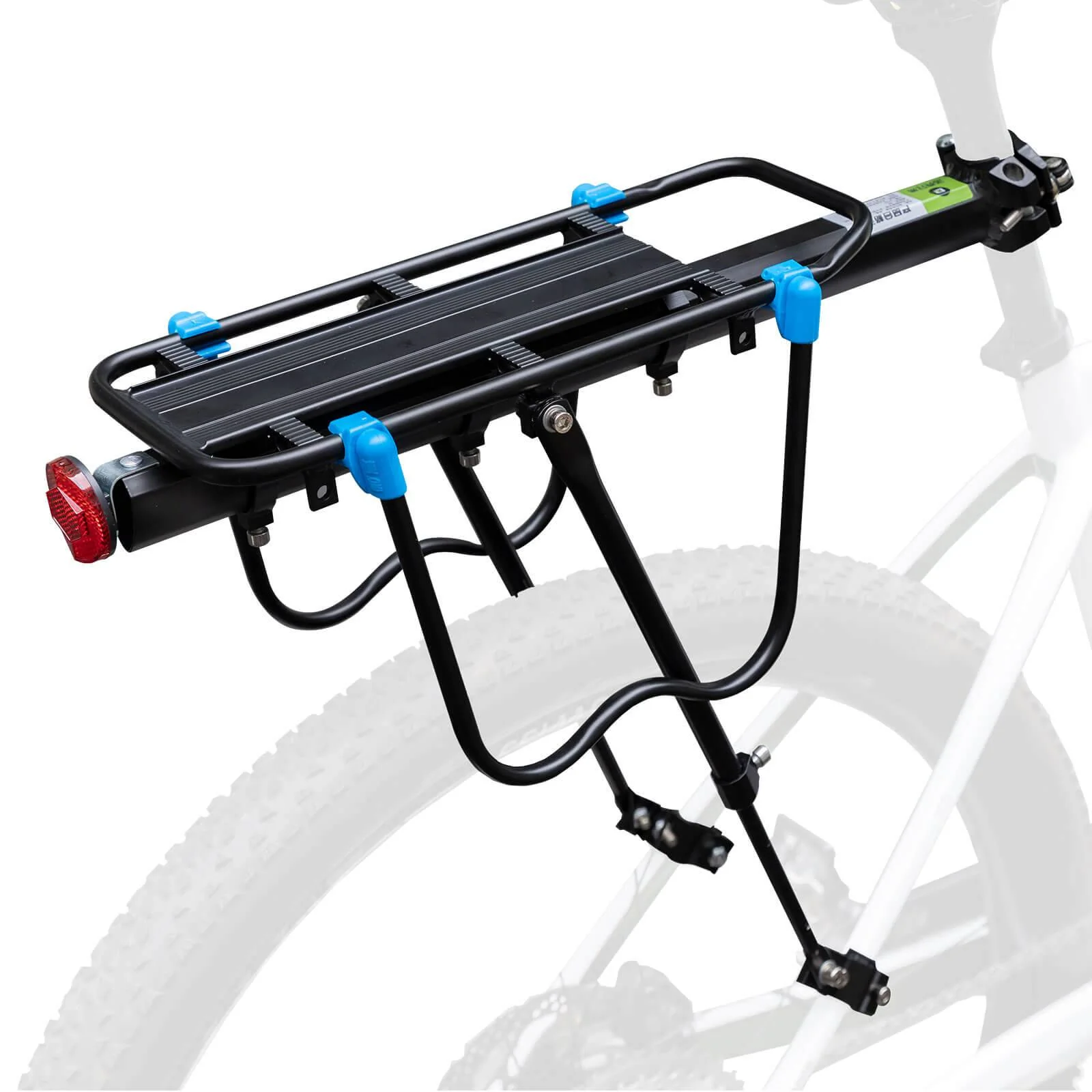 ROCKBROS bicycle luggage rack with reflector and q dafb1cb84873