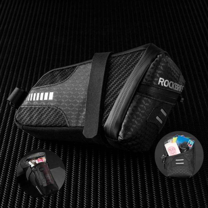 ROCKBROS bicycle saddle bag with 2 additional pock ef4fd069dc32
