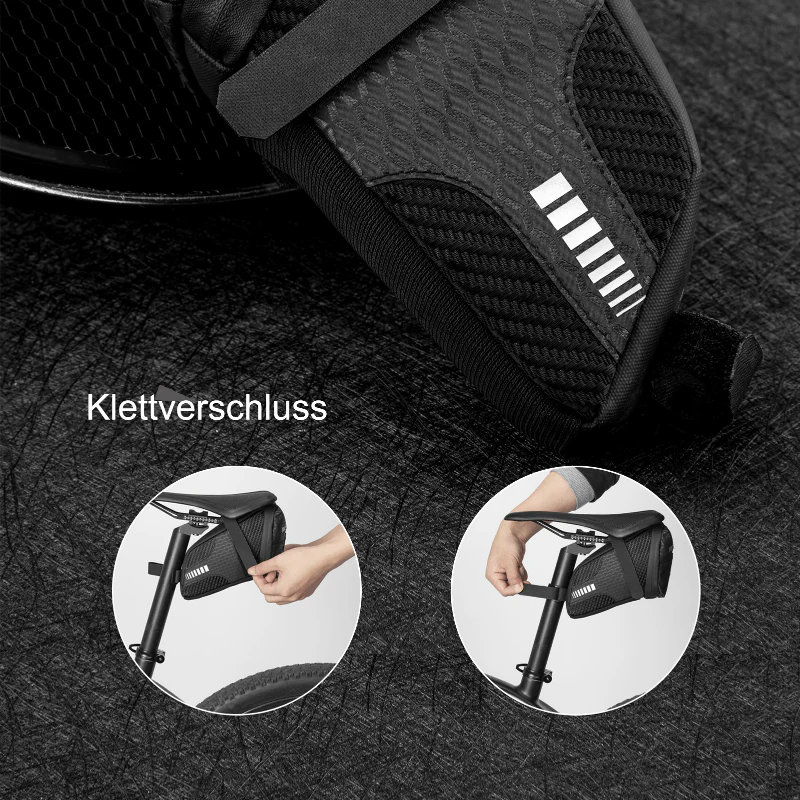 ROCKBROS bicycle saddle bag with 2 additional pock f9db701d7873