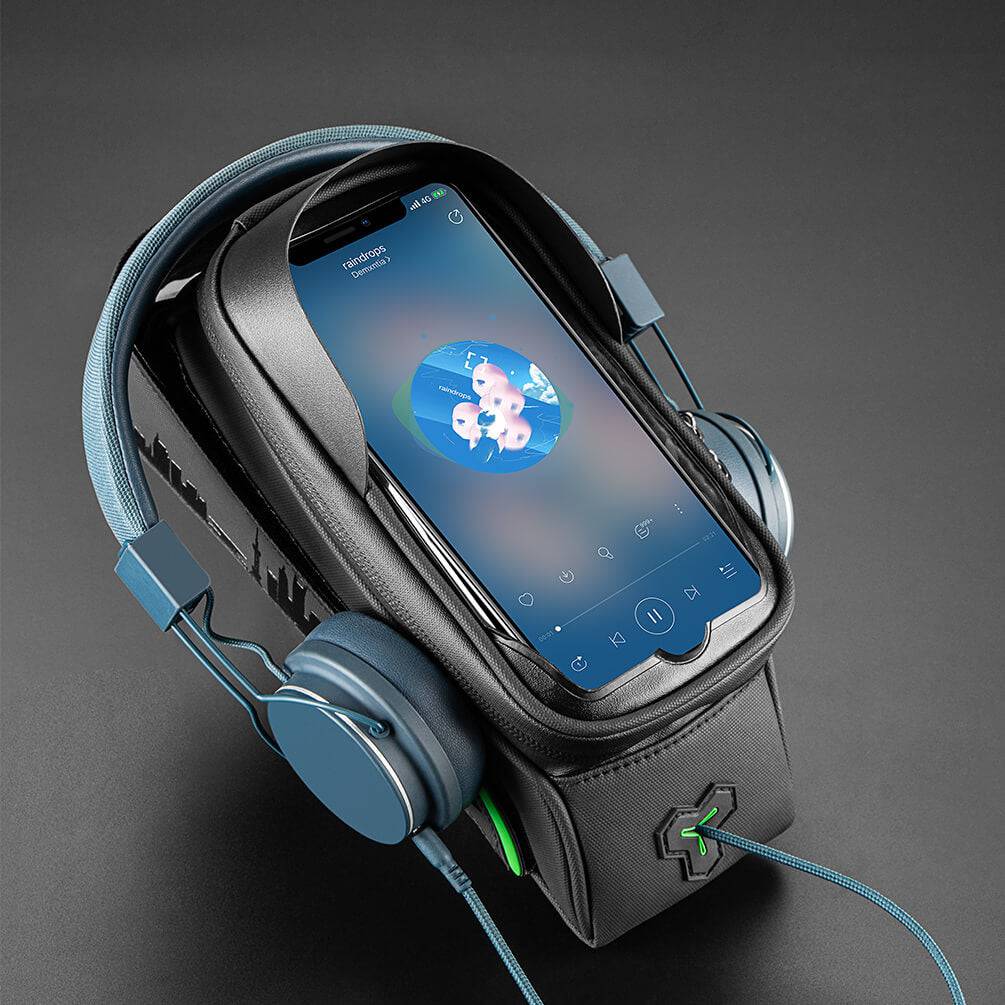 ROCKBROS bicycle top tube bag waterproof mobile ph 627f3984b324