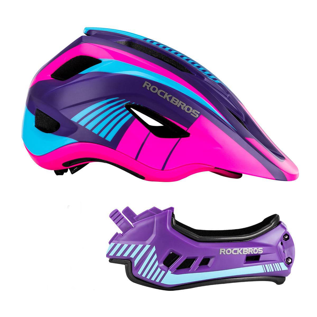 ROCKBROS children s helmet integrated bicycle helm 91254c1b71f1