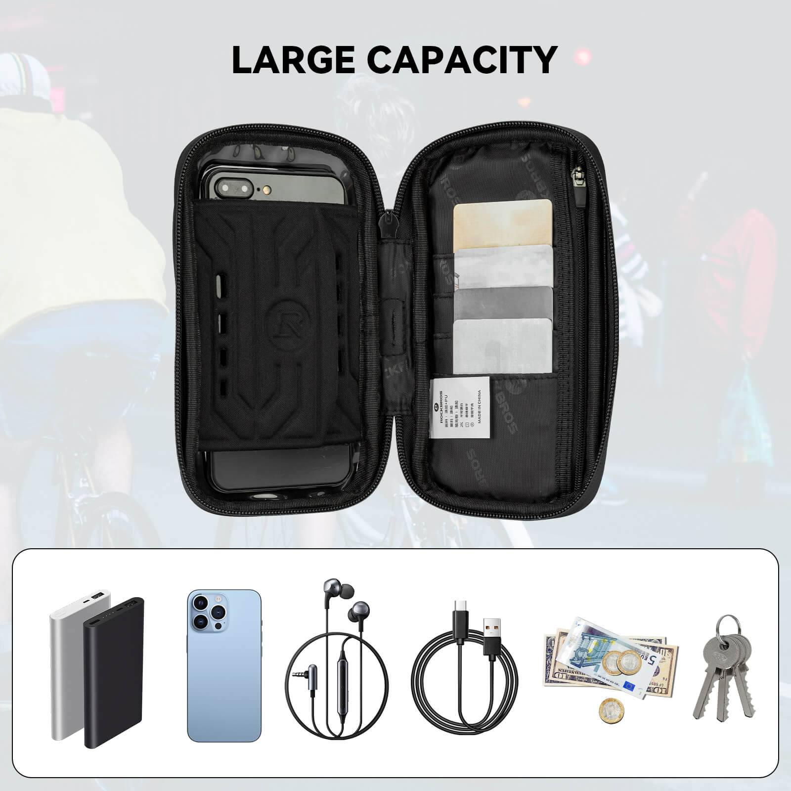 ROCKBROS handlebar bag 360  rotation mobile phone  4015eaa28101