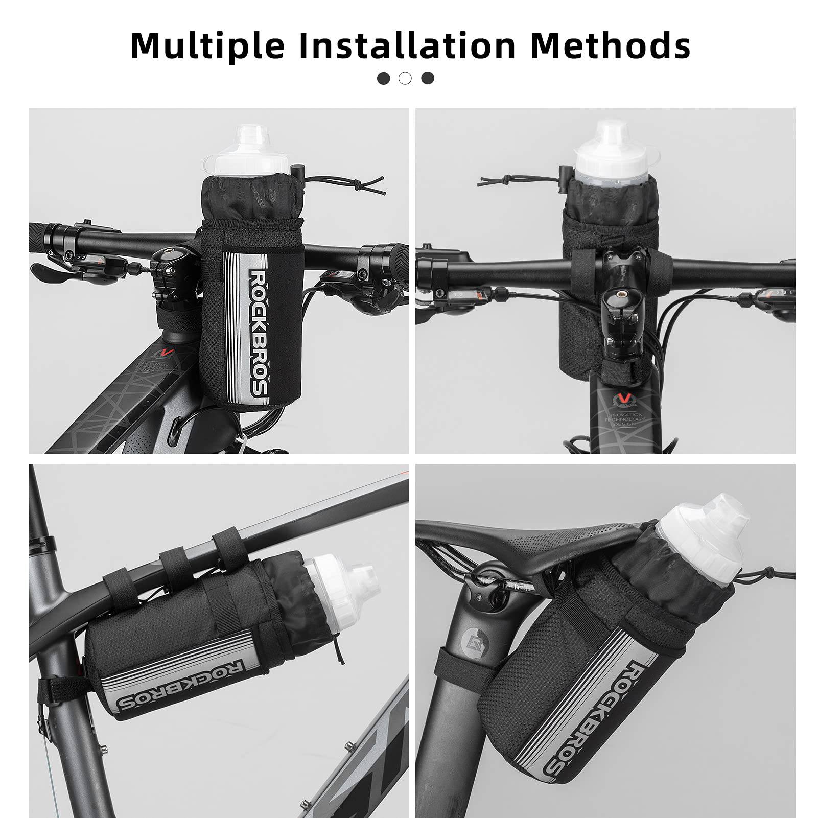 ROCKBROS insulated bicycle handlebar bag with wate c8d881c3d591