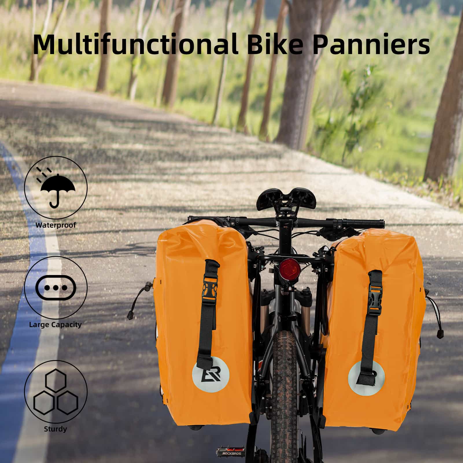 ROCKBROS luggage rack bag 25L 32L 100  waterproof  2ff008605ed2