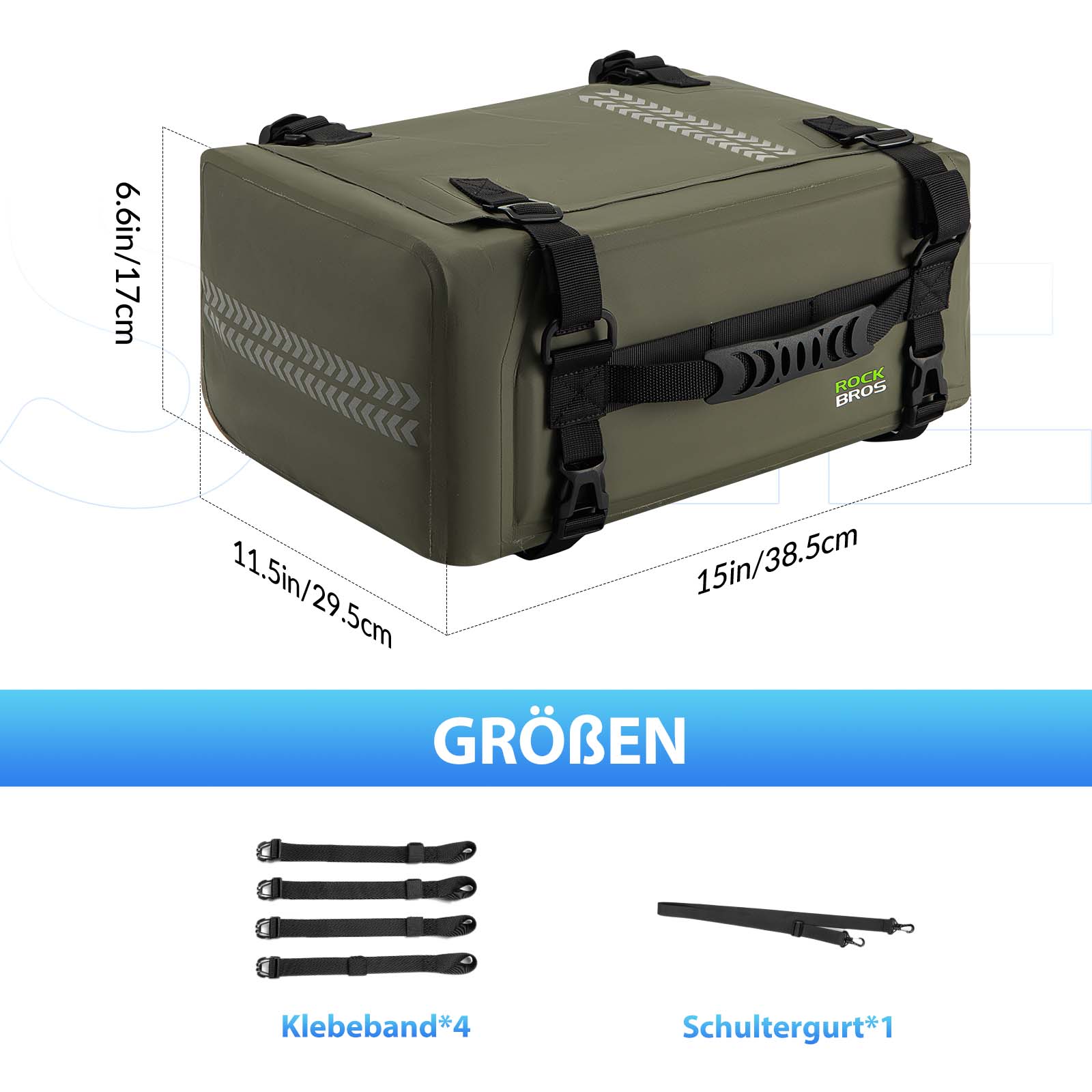 ROCKBROS motorcycle tail bag 100  waterproof motor b9cf35edec81