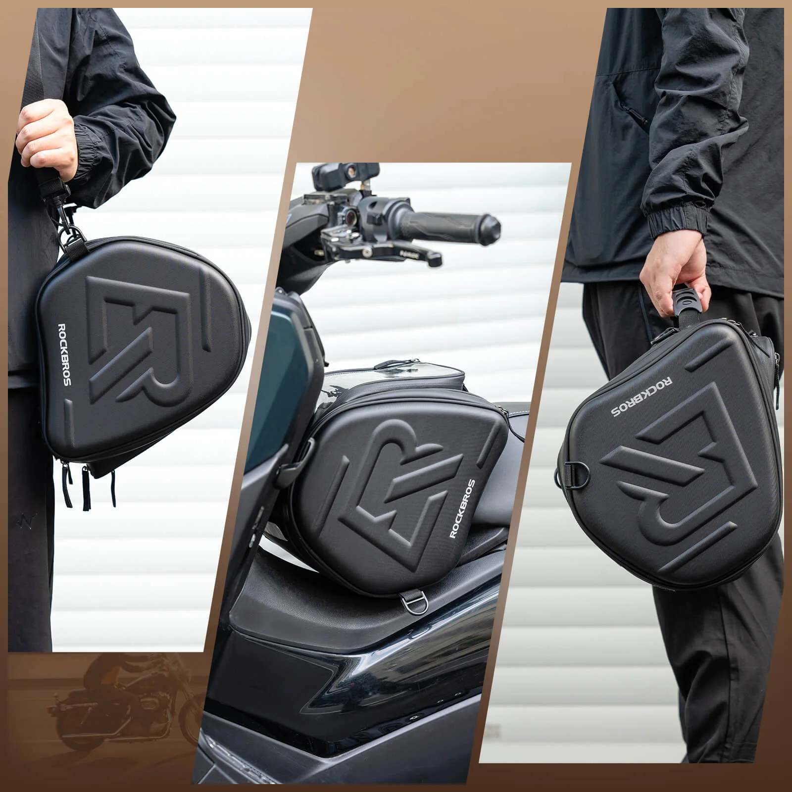 ROCKBROS motorcycle tank bag with mobile phone hol a65240643a6b