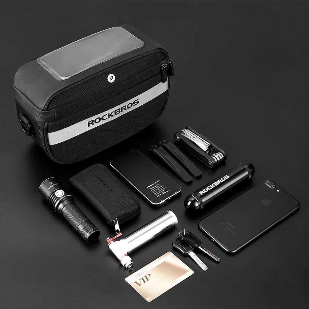 ROCKBROS multifunctional bicycle handlebar bag wit 522ba66cde11