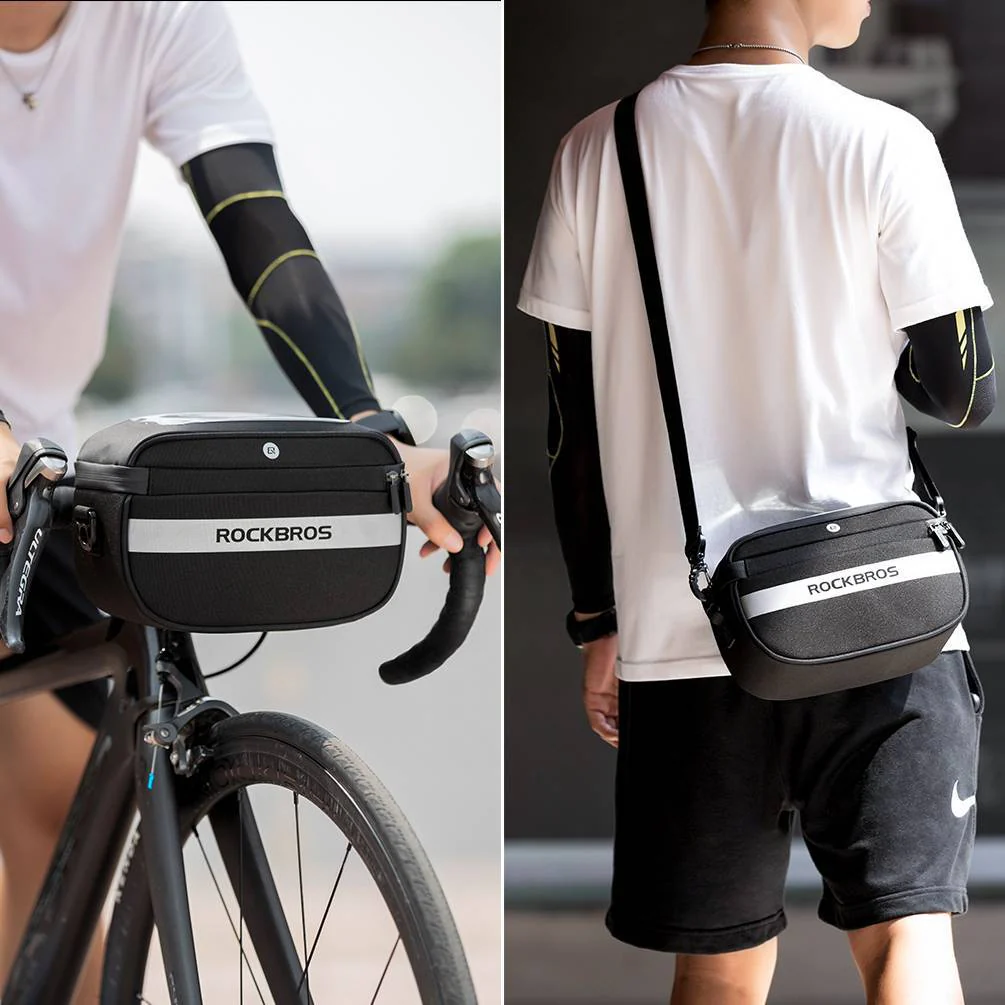 ROCKBROS multifunctional bicycle handlebar bag wit c80fe96b7a65
