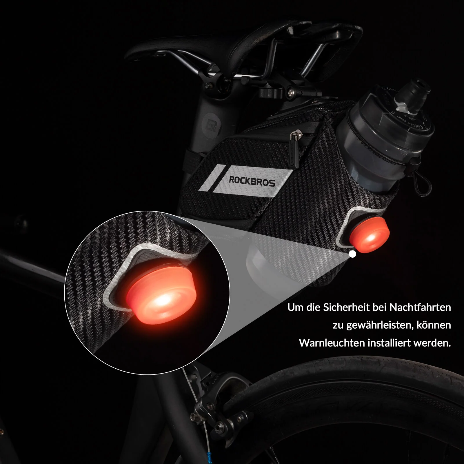 ROCKBROS saddle bag bicycle seat bag with bottle h c6ab4fffaa3c