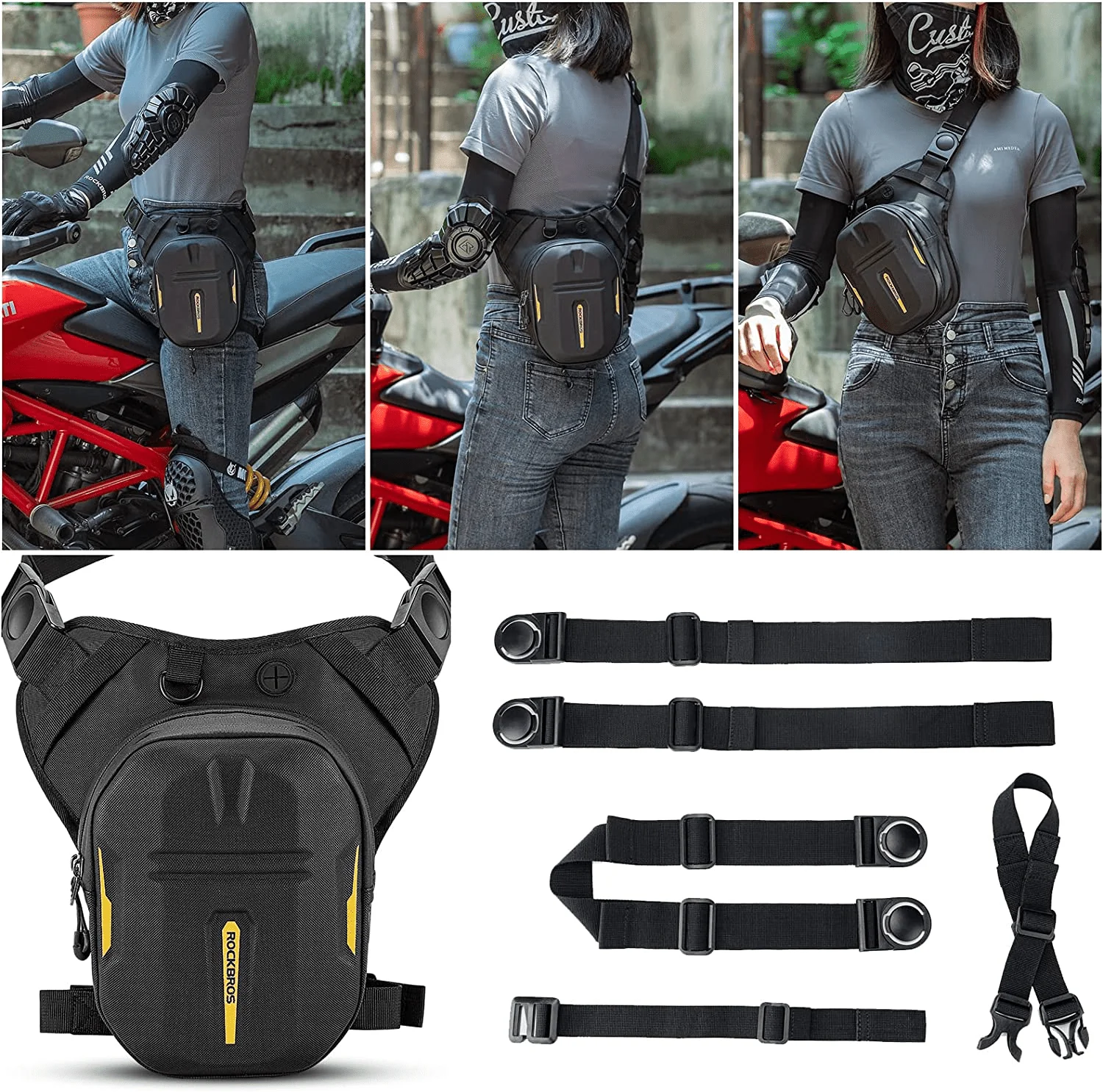 ROCKBROS tank bag magnet motorcycle leg bag with s a12d01d0b353