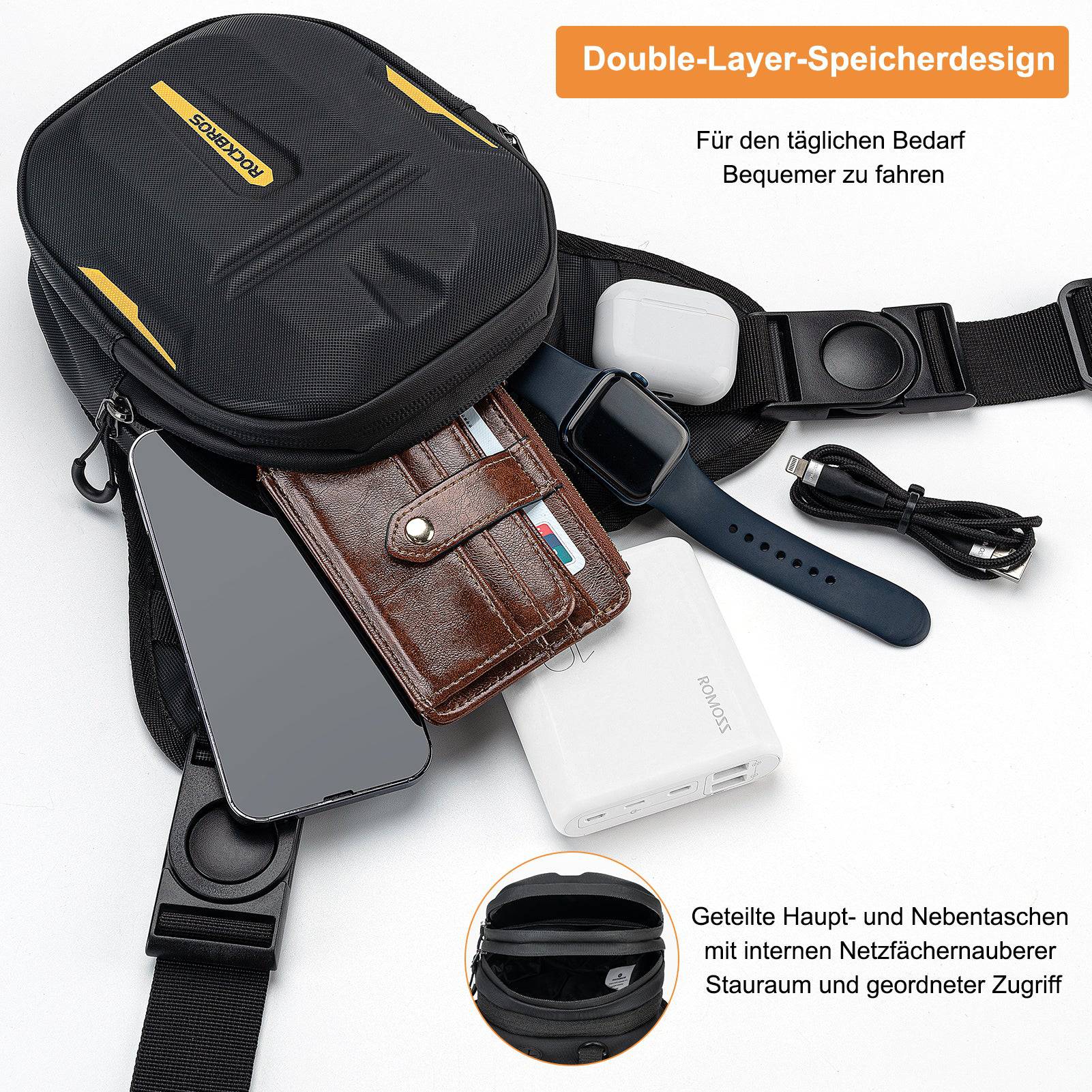 ROCKBROS tank bag magnet motorcycle leg bag with s b9653d0880a5