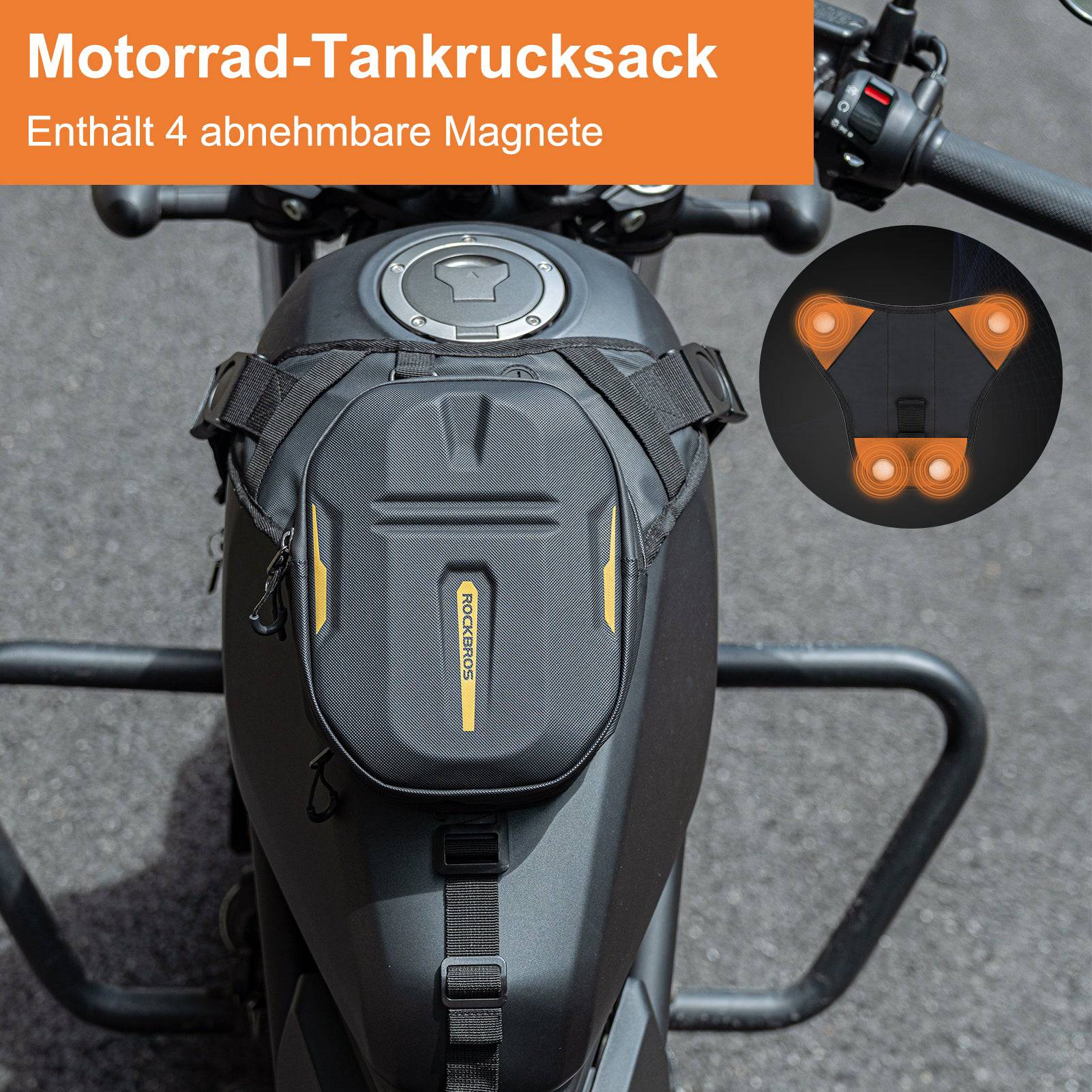 ROCKBROS tank bag magnet motorcycle leg bag with s d960481d0433