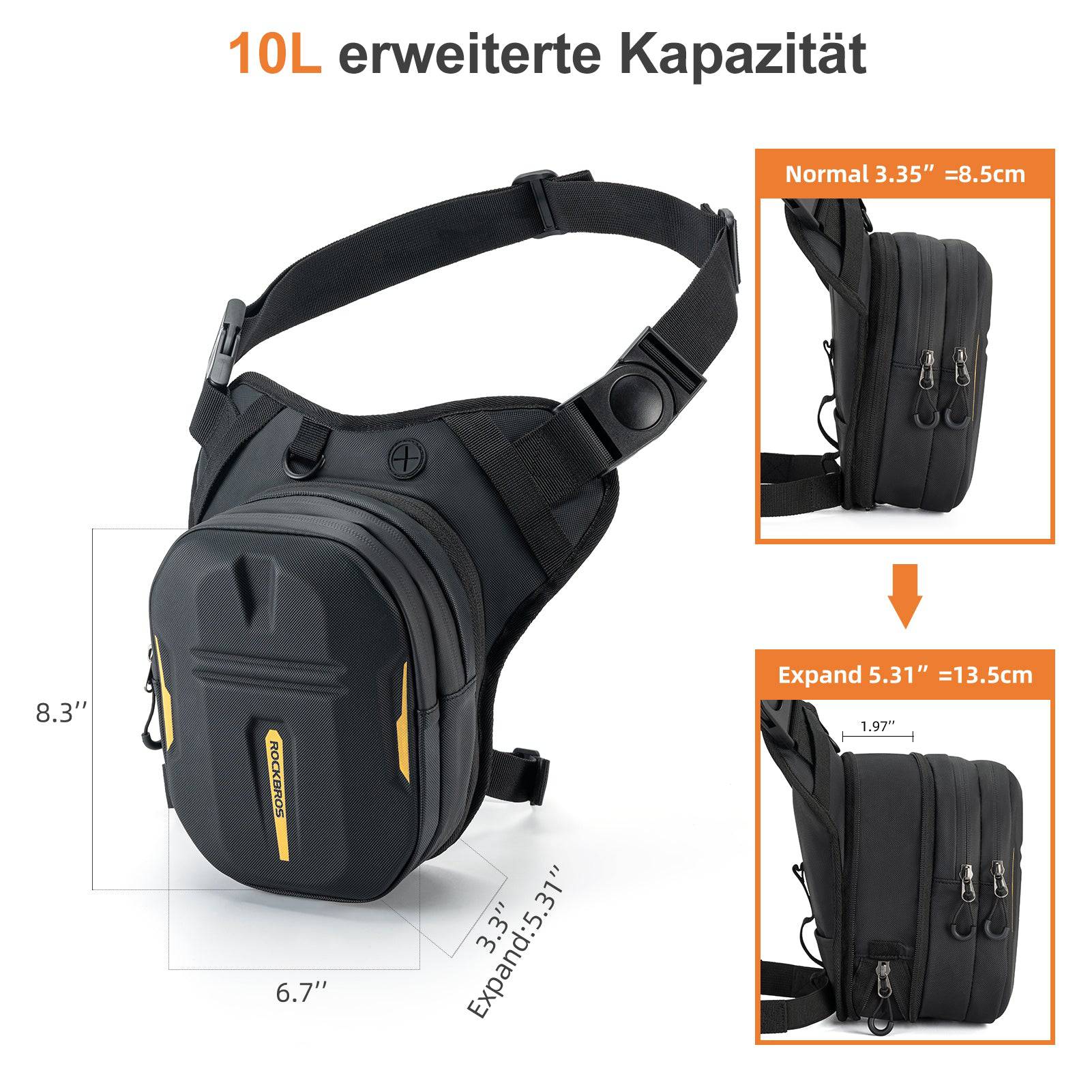 ROCKBROS tank bag magnet motorcycle leg bag with s df17ad44f108