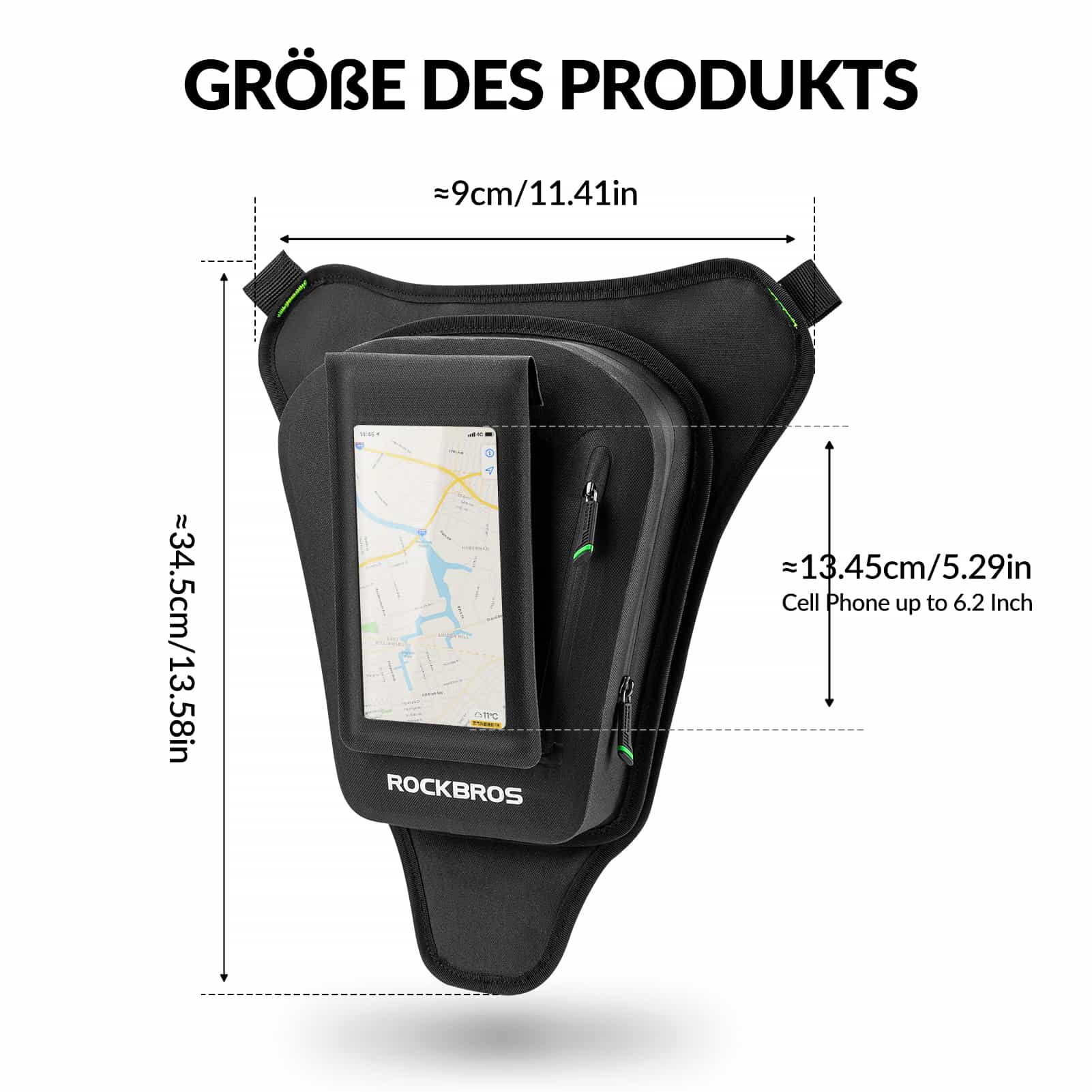 ROCKBROS tank bag motorcycle leg bag with magnetic 4139e3d90660