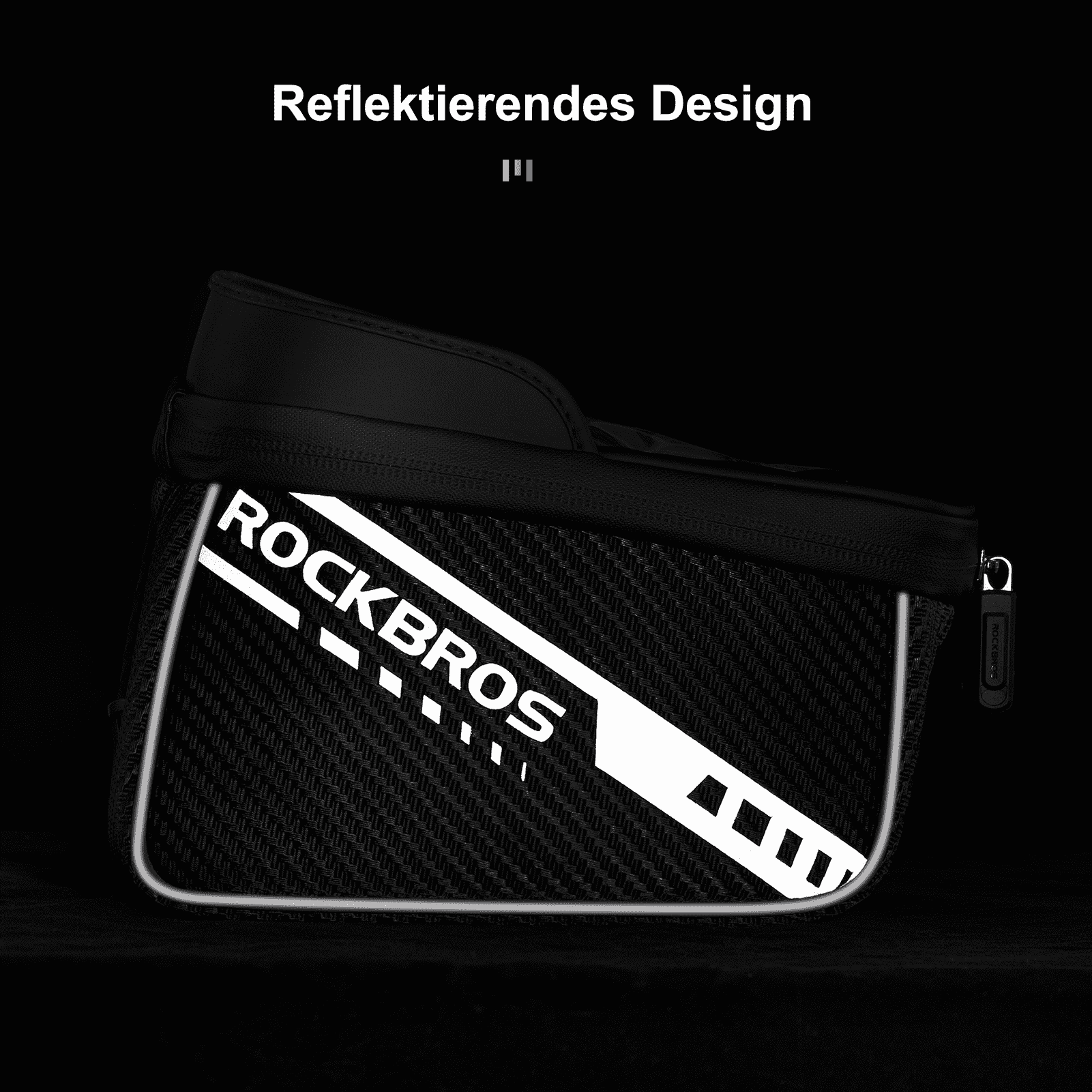 ROCKBROS top tube bag with TPU touchscreen side po 4a5f2d9c176c
