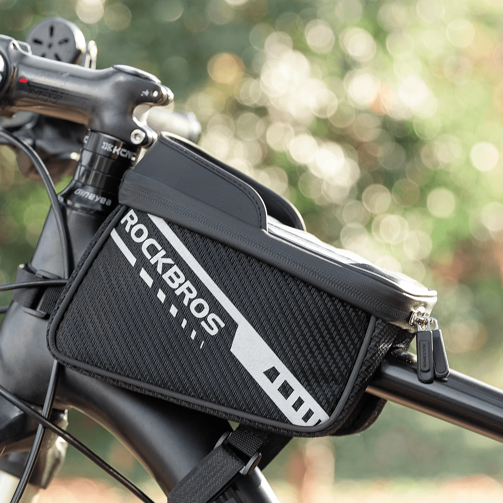 ROCKBROS top tube bag with TPU touchscreen side po 9eced58f9a30