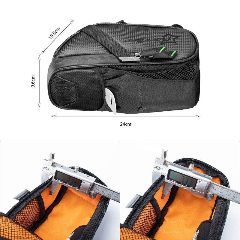 ROCKBROS waterproof saddle bag with bottle holder  549117537afe