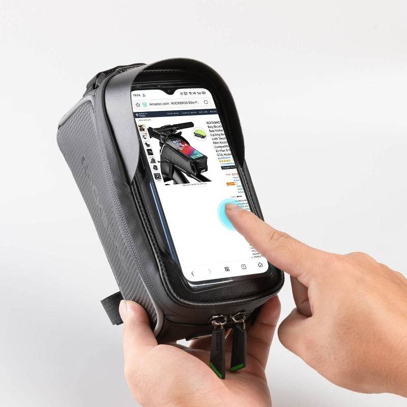 ROCKBROS waterproof top tube bag 1 5L for cell pho 73af3579e7dc