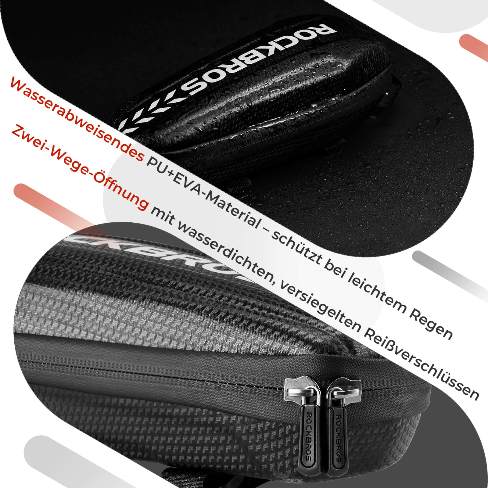 ROCKBROS waterproof top tube bag saddle bag 1L 1 5 104eb3e1206d