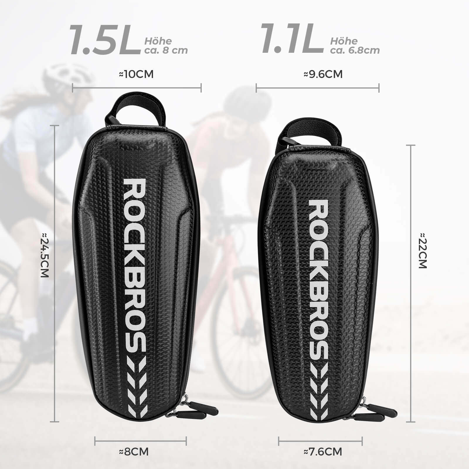 ROCKBROS waterproof top tube bag saddle bag 1L 1 5 8d4ceb2152fa