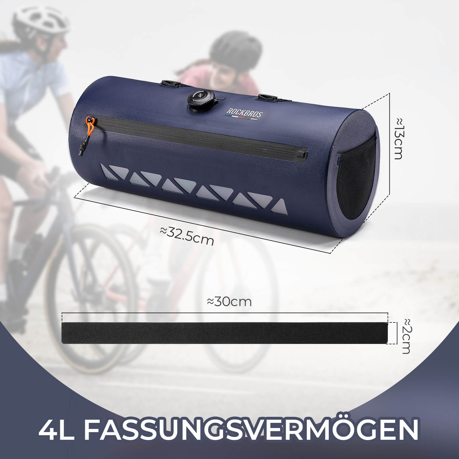 Road to Sky Fahrrad Lenkertasche Wasserdicht 4L 86826ebe7f33