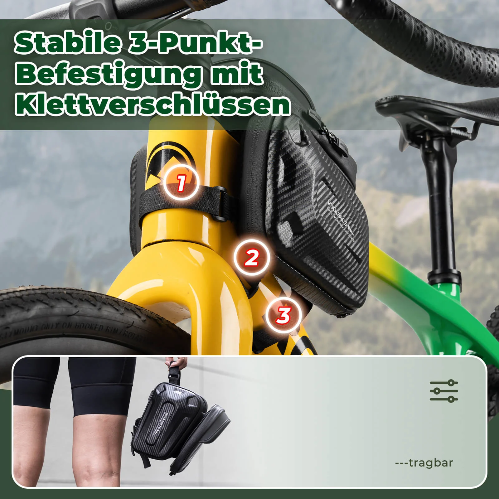 Top tube bag for smartphone with light protection  4cfbdee1614a