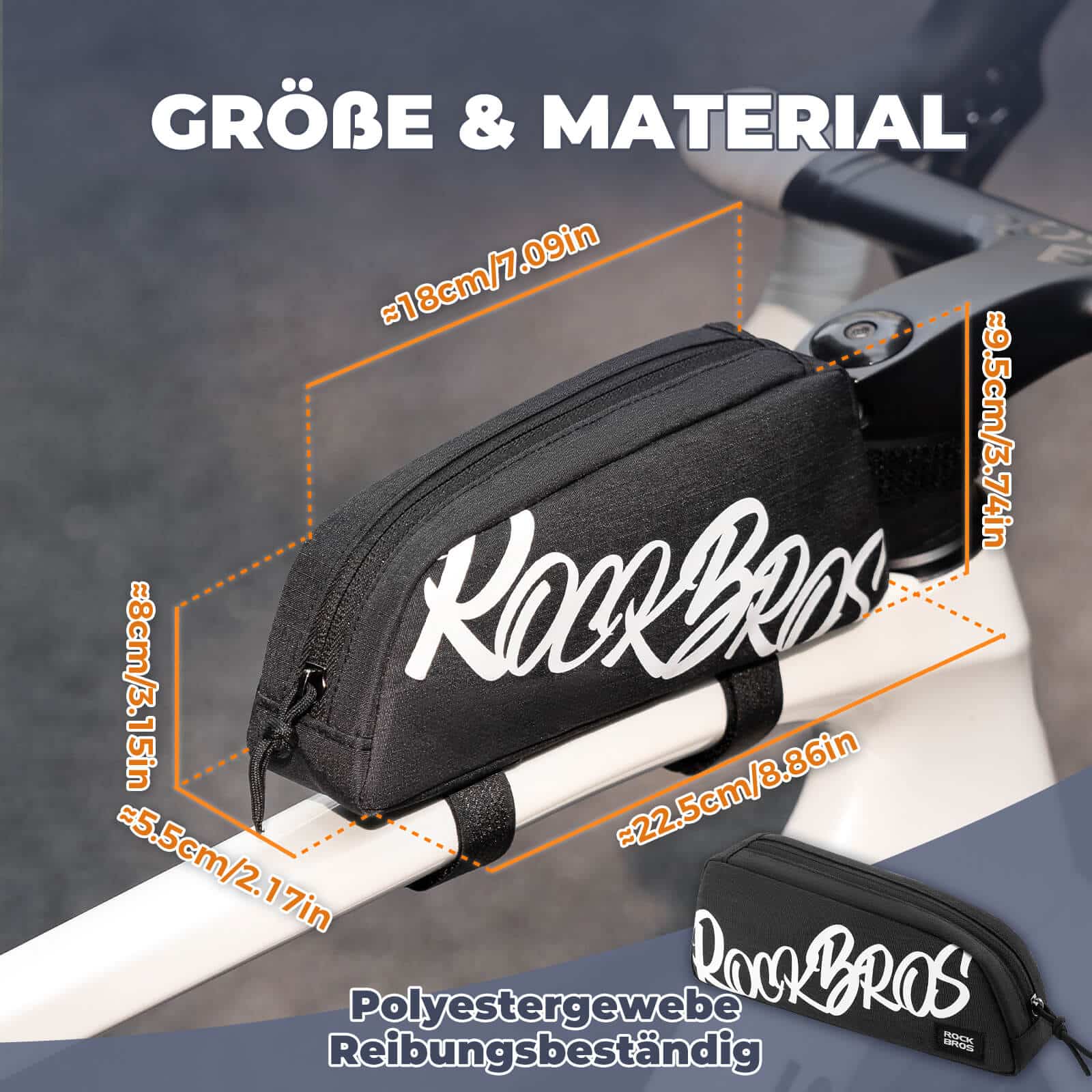 Top tube bag frame bag 0 8L   SketchRide Series 02a4db570c7d