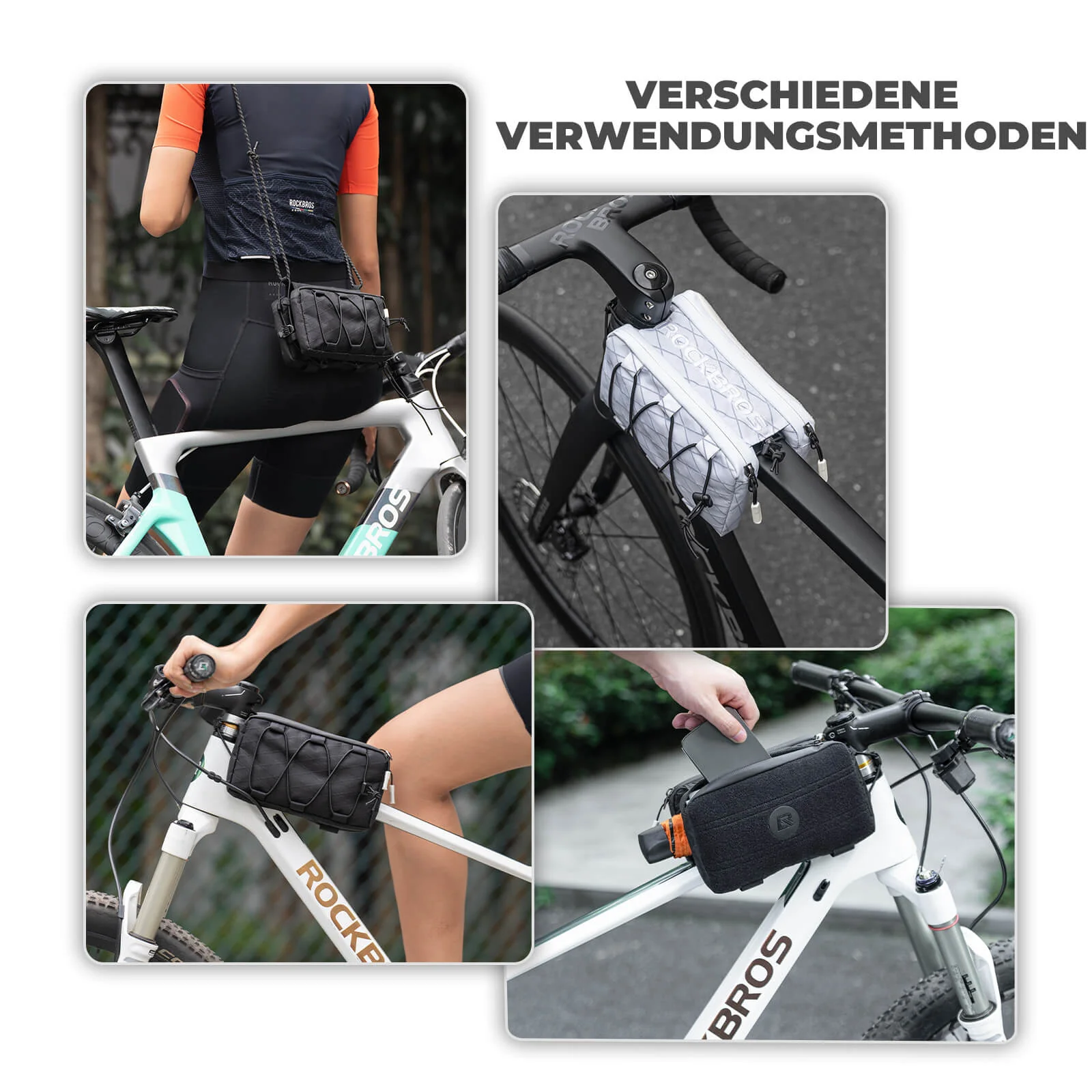 Top tube bag frame bag with shoulder strap  ea48d972ab91