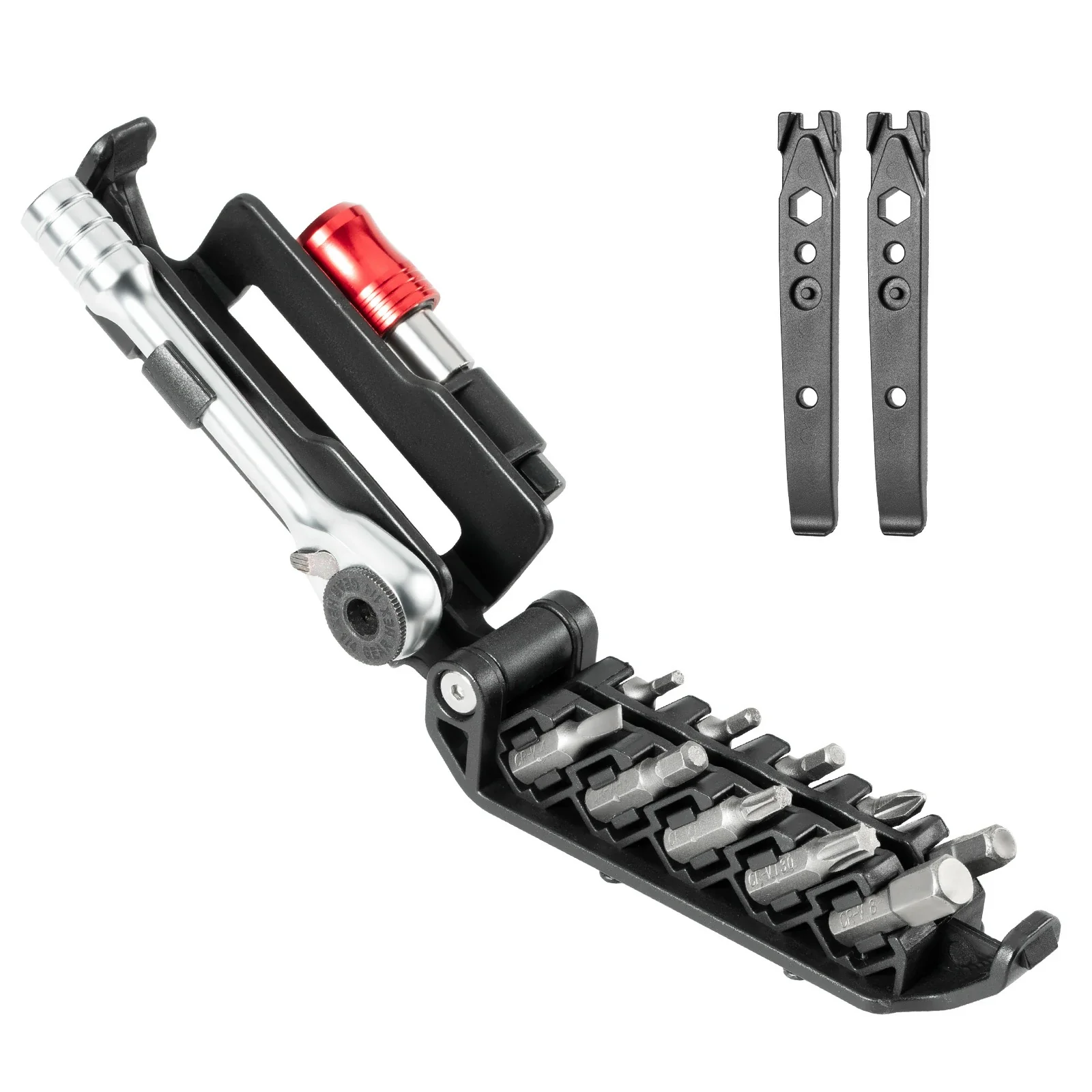 10 in 1 Fahrrad Multitool mit Ratsche und Reifenhe 08e2123773cc