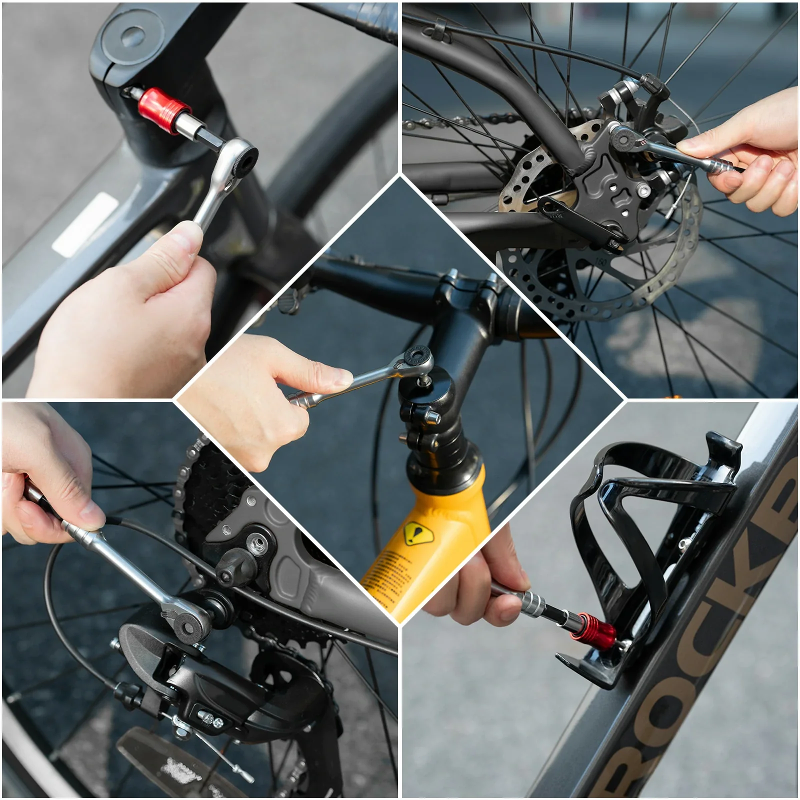10 in 1 Fahrrad Multitool mit Ratsche und Reifenhe 932bb4b6944f