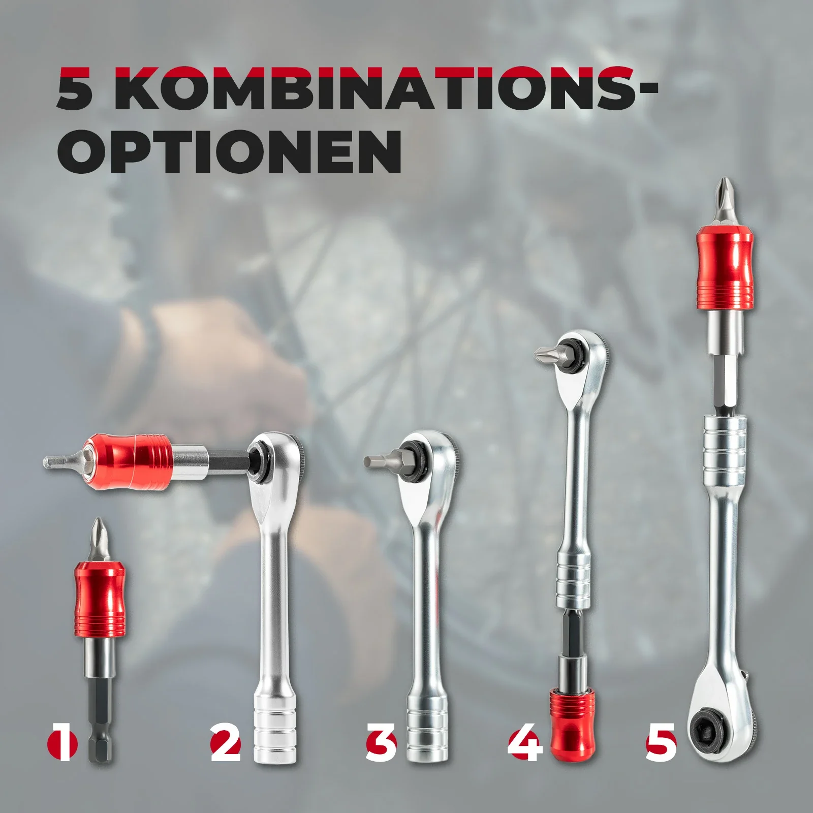 10 in 1 Fahrrad Multitool mit Ratsche und Reifenhe d09ef6b33f90