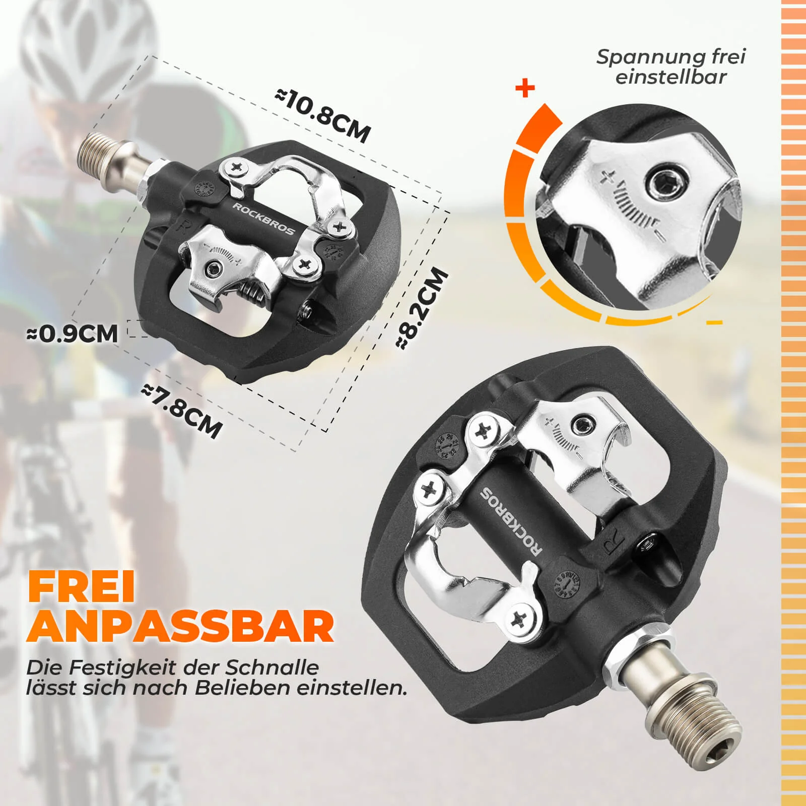 2 in 1 SPD Klickpedale   Plattformpedale 9 16   df16c34ef4fb