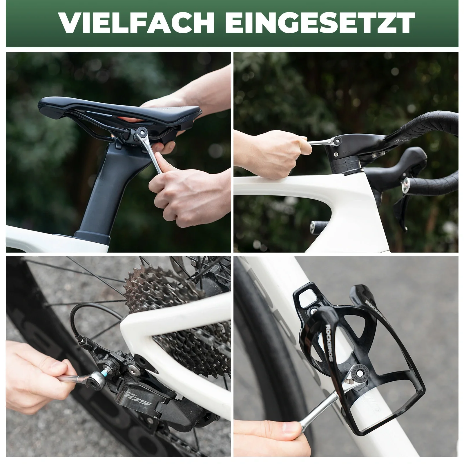 8 in 1 Mini Fahrrad Ratsche Multitool  798ea386a719