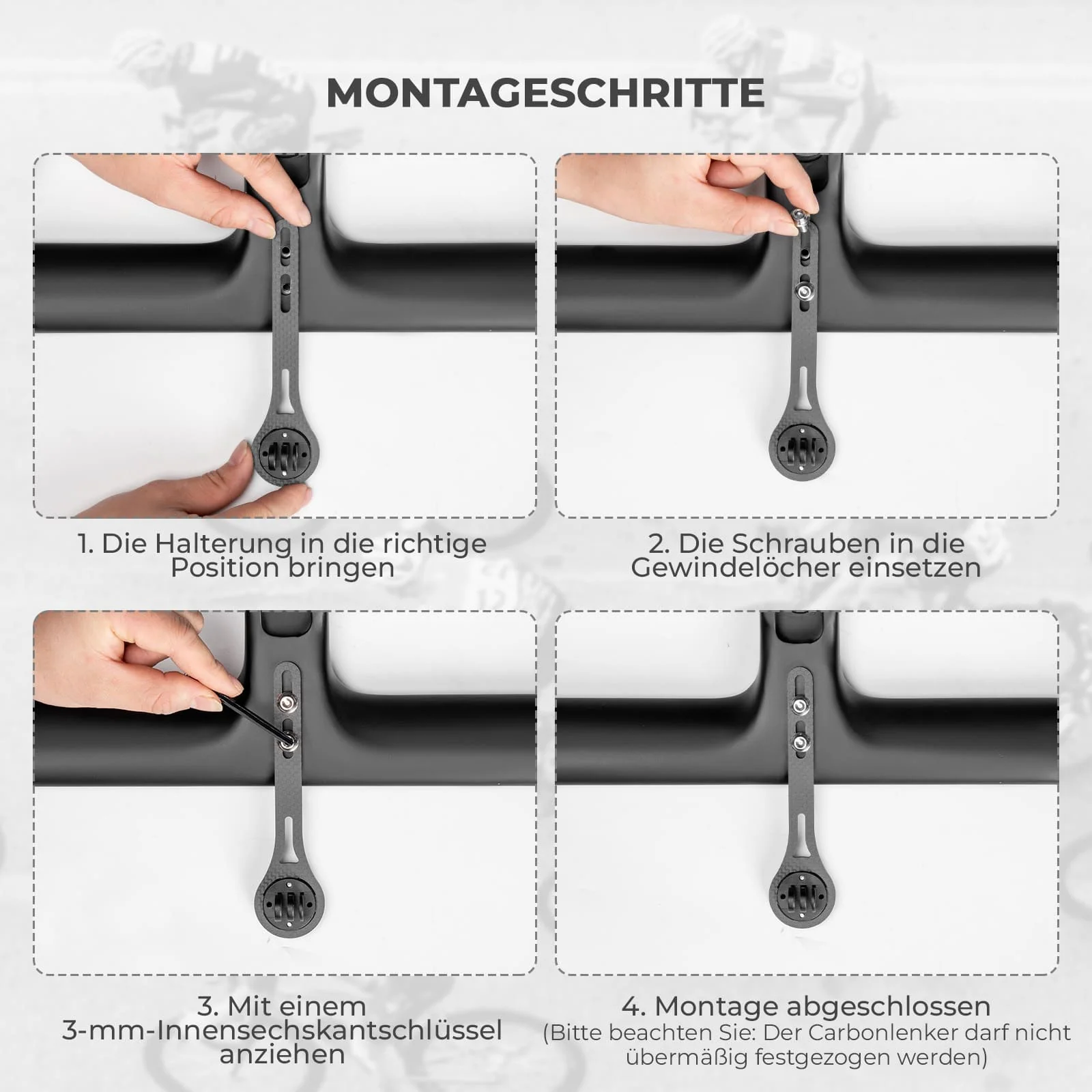 Aero Fahrradcomputer Halterung mit Schnellverschlu 550d2737fccf